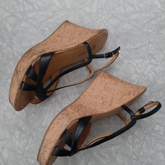 Black strappy sandal espadrilles 8 - Picture 4 of 10